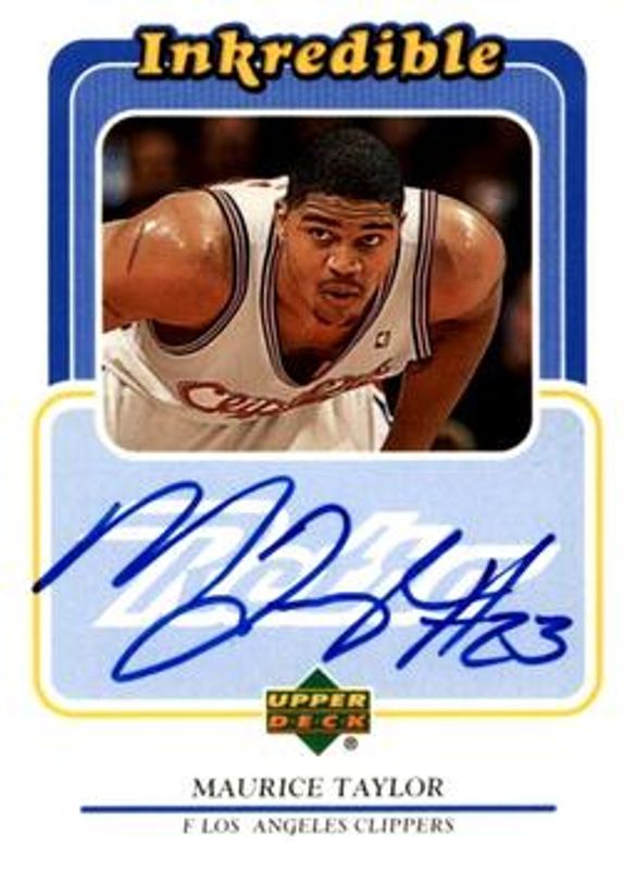 Maurice Taylor 1999 Upper Deck Retro #MT Inkredible RAW