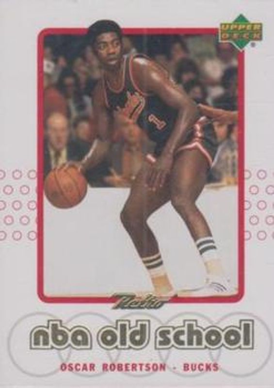 Oscar Robertson 1999 Upper Deck Retro #S3 Old School/New School RAW