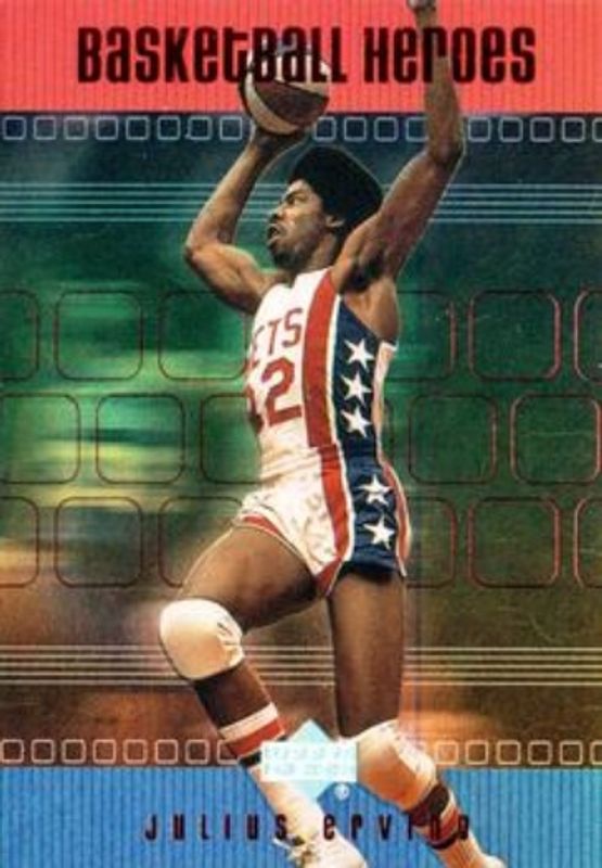 Julius Erving 1999 Upper Deck #H49 Basketball Heroes: Julius Erving RAW