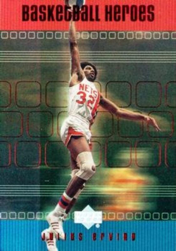 Julius Erving 1999 Upper Deck #H48 Basketball Heroes: Julius Erving RAW