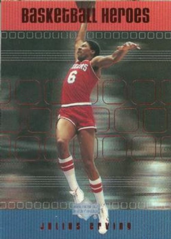 Julius Erving 1999 Upper Deck #H52 Basketball Heroes: Julius Erving RAW