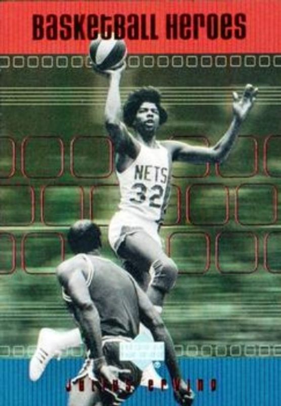 Julius Erving 1999 Upper Deck #H46 Basketball Heroes: Julius Erving RAW