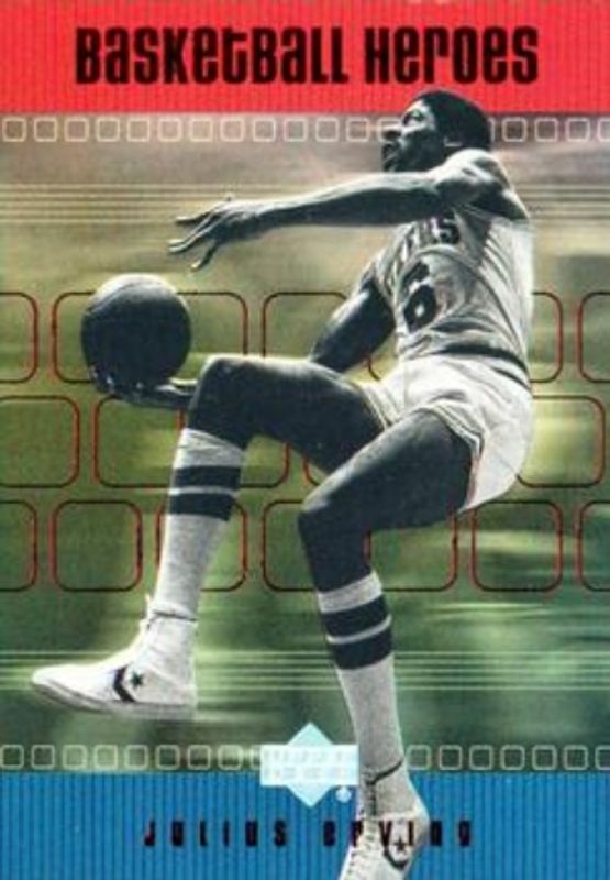 Julius Erving 1999 Upper Deck #H55 Basketball Heroes: Julius Erving RAW