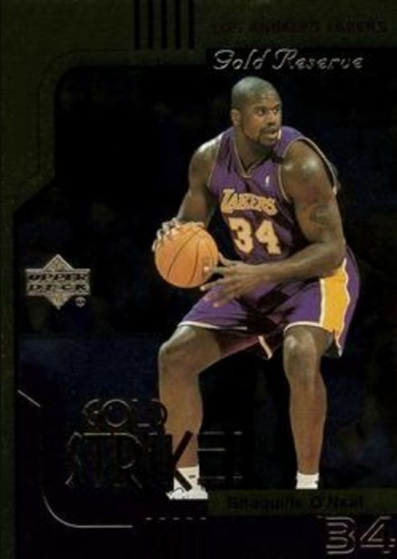 Shaquille O'Neal 1999 Upper Deck Gold Reserve #GS9 Gold Strike! RAW