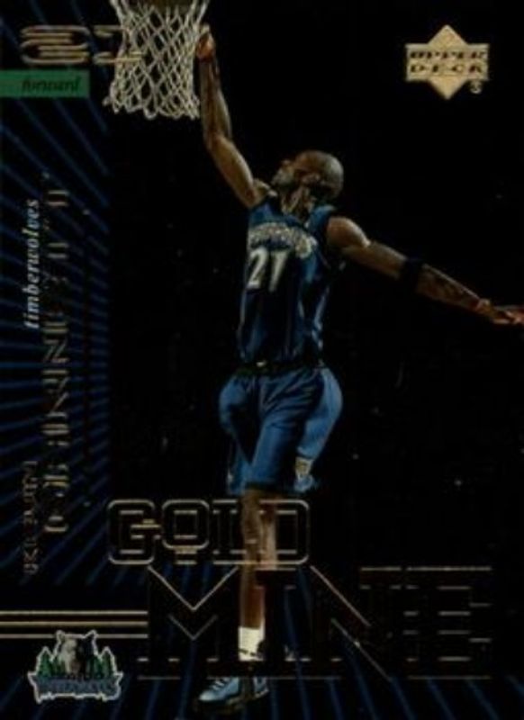 Kevin Garnett 1999 Upper Deck Gold Reserve #R4 Gold Mine RAW