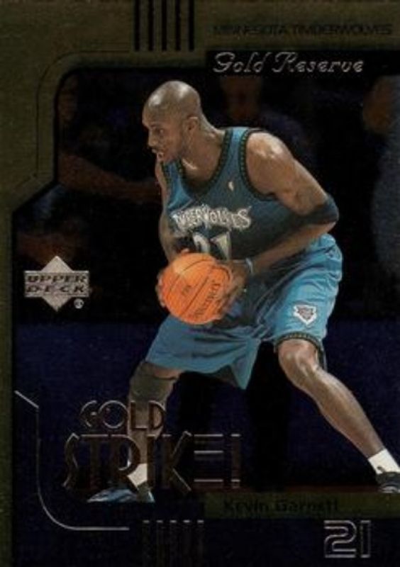 Kevin Garnett 1999 Upper Deck Gold Reserve #GS1 Gold Strike! RAW