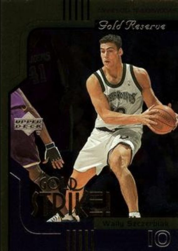 Wally Szczerbiak 1999 Upper Deck Gold Reserve #GS7 Gold Strike! Rookie RAW