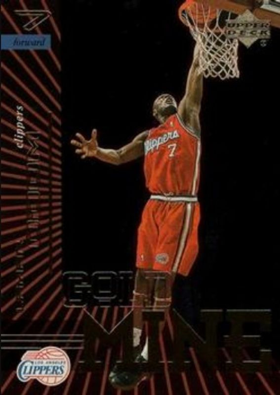 Lamar Odom 1999 Upper Deck Gold Reserve #R7 Gold Mine Rookie RAW