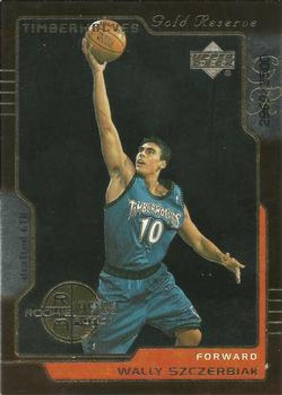 Wally Szczerbiak 1999 Upper Deck Gold Reserve #246 Base /3500 Rookie RAW