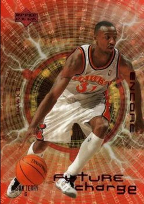 Jason Terry 1999 Upper Deck Encore #FC5 Future Charge Rookie RAW