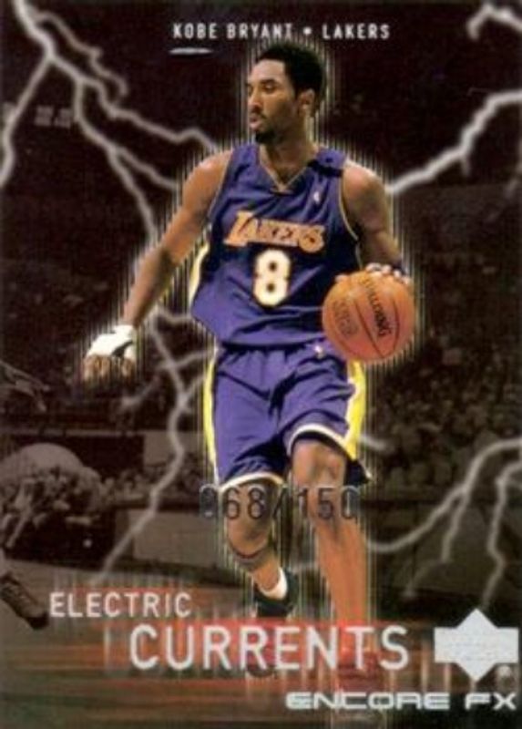 Kobe Bryant 1999 Upper Deck Encore #EC8 Electric Currents F X /150 RAW