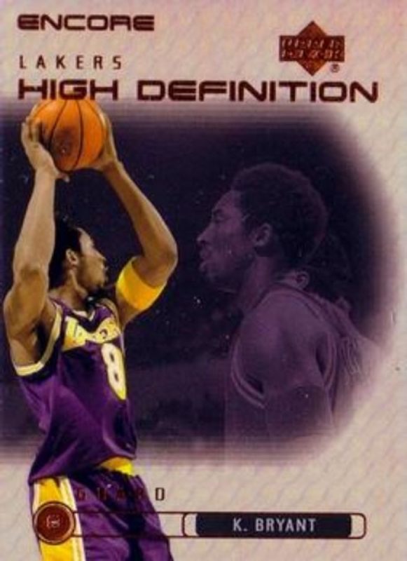 Kobe Bryant 1999 Upper Deck Encore #HD8 High Definition RAW