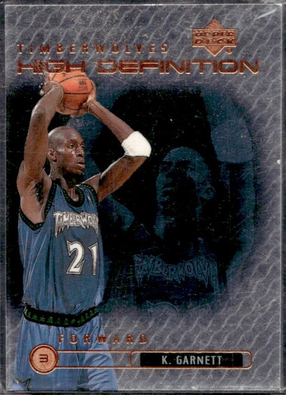 Kevin Garnett 1999 Upper Deck Encore #HD2 High Definition RAW