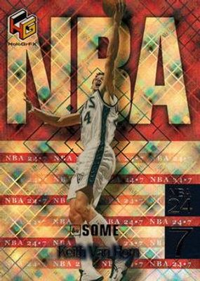 1999 Upper Deck HoloGrFX #N14AU NBA 24-7 - AuSome