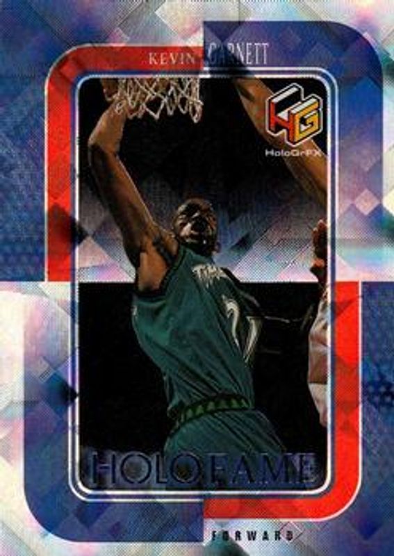 Kevin Garnett 1999 Upper Deck HoloGrFX #HF-6 HoloFame RAW