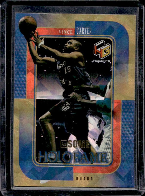 Vince Carter 1999 Upper Deck HoloGrFX #HF-9 HoloFame Gold RAW