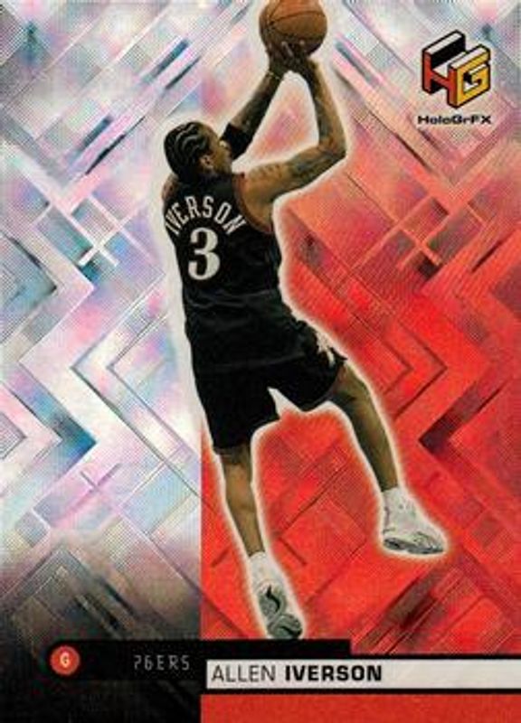 Allen Iverson 1999 Upper Deck HoloGrFX #41 Base RAW