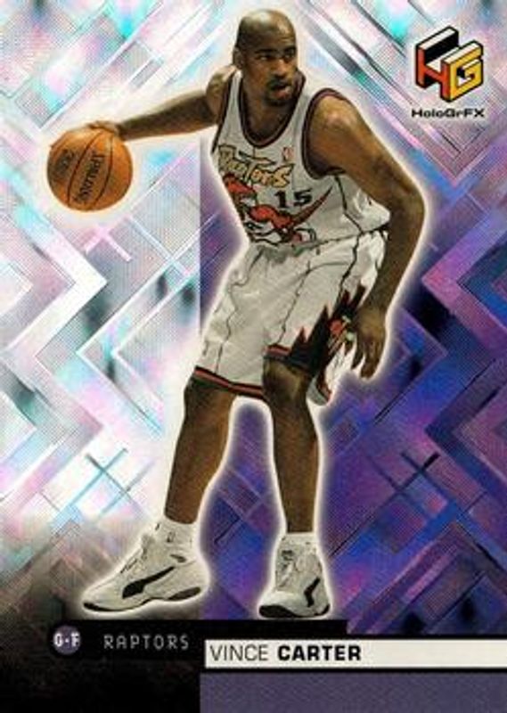 Vince Carter 1999 Upper Deck HoloGrFX #53 Base RAW
