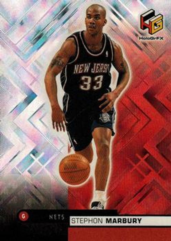Stephon Marbury 1999 Upper Deck HoloGrFX #35 Base RAW