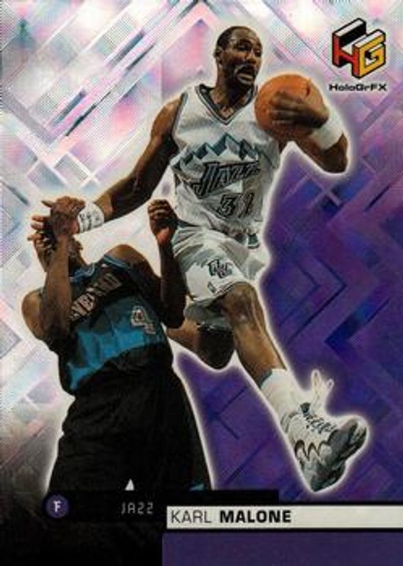 Karl Malone 1999 Upper Deck HoloGrFX #56 Base RAW