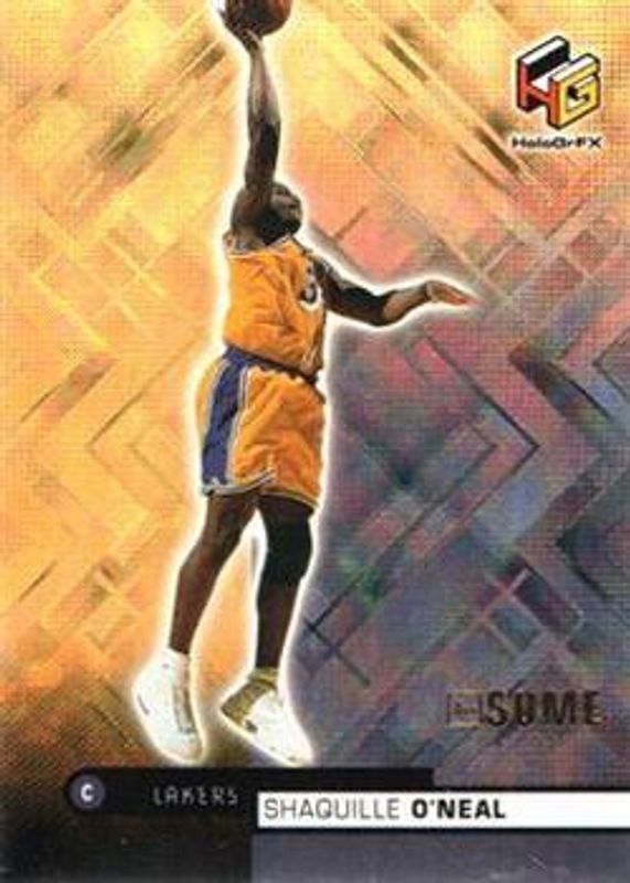 Shaquille O'Neal 1999 Upper Deck HoloGrFX #27-AU AuSome RAW