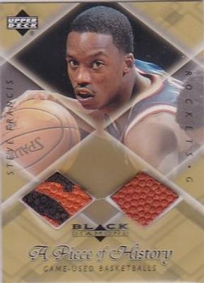 1999 Upper Deck Black Diamond #SF A Piece of History Double