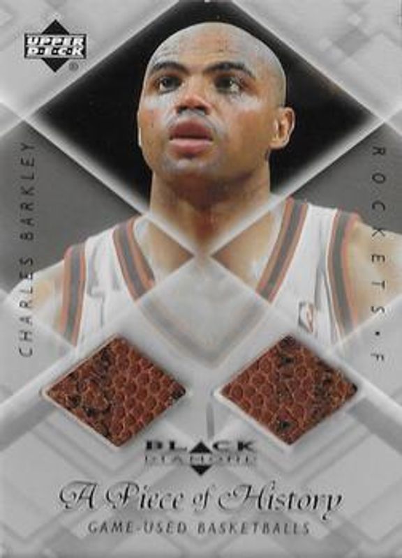 Charles Barkley 1999 Upper Deck Black Diamond #CB A Piece of History Double RAW