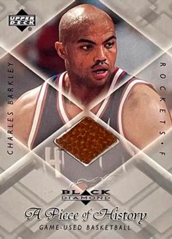 Charles Barkley 1999 Upper Deck Black Diamond #CB A Piece of History RAW