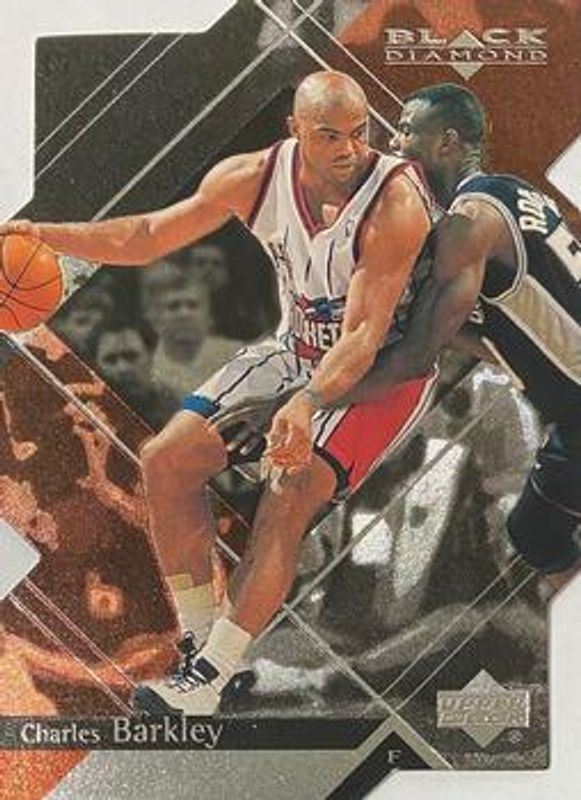 Charles Barkley 1999 Upper Deck Black Diamond #29 Diamond Cut RAW