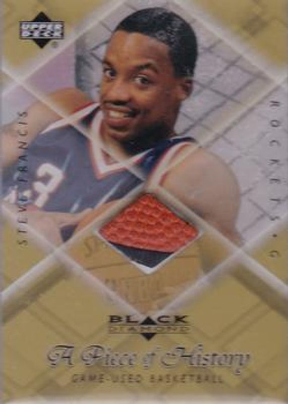 Steve Francis 1999 Upper Deck Black Diamond #SF A Piece of History Rookie RAW
