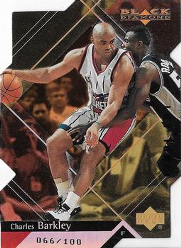 Charles Barkley 1999 Upper Deck Black Diamond #29 Final Cut /50 RAW