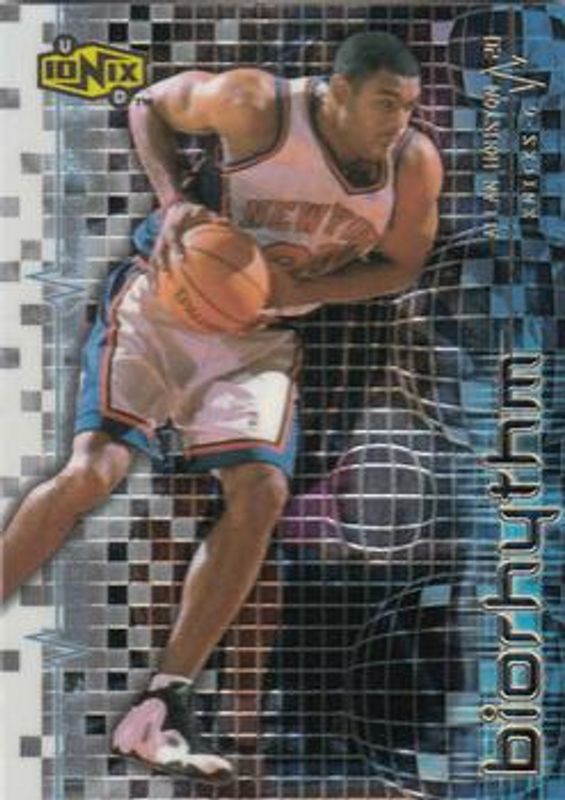 Allan Houston 1999 Upper Deck Ionix #B10 BIOrhythm RAW