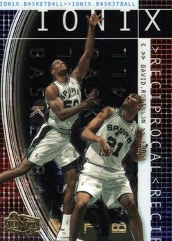David Robinson 1999 Upper Deck Ionix #R50 Reciprocal /100 RAW