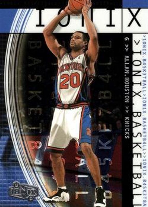 Allan Houston 1999 Upper Deck Ionix #35 Base /3500 RAW