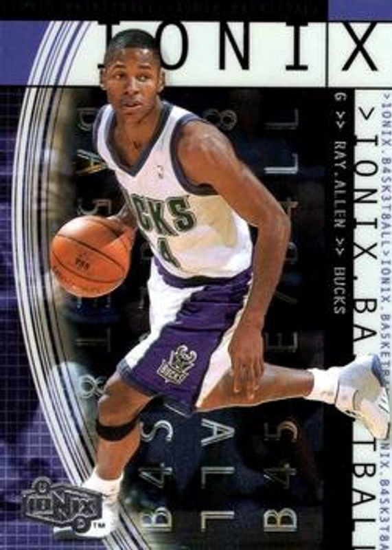 Ray Allen 1999 Upper Deck Ionix #29 Base /3500 RAW