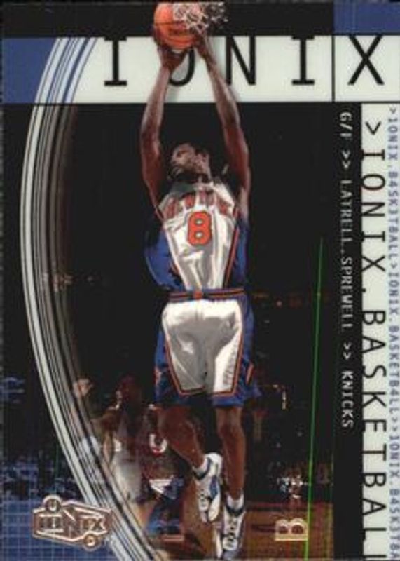Latrell Sprewell 1999 Upper Deck Ionix #36 Base /3500 RAW