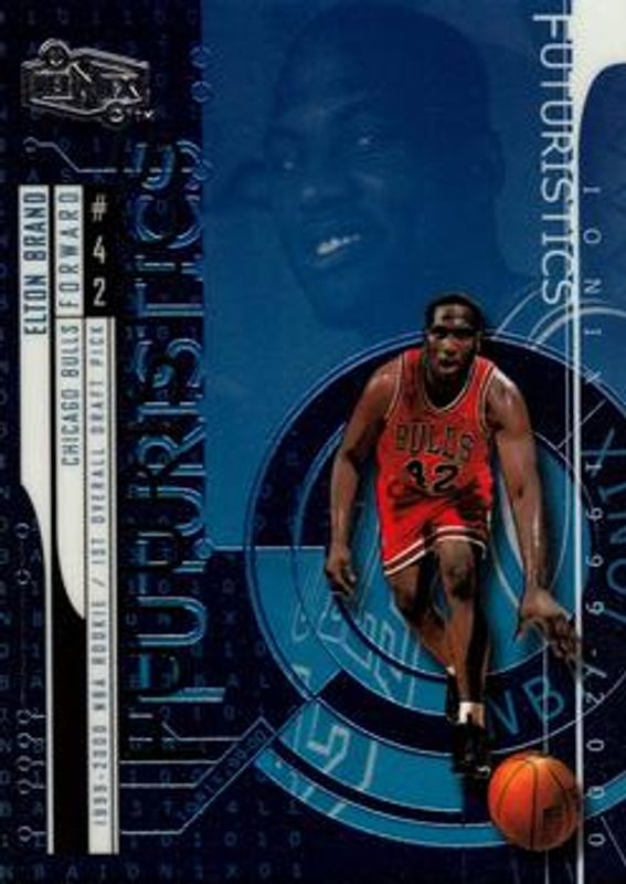 Elton Brand 1999 Upper Deck Ionix #61 Base /3500 Rookie RAW