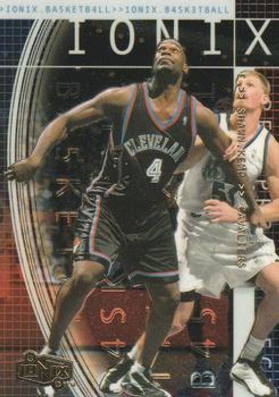 Shawn Kemp 1999 Upper Deck Ionix #R9 Reciprocal /100 RAW