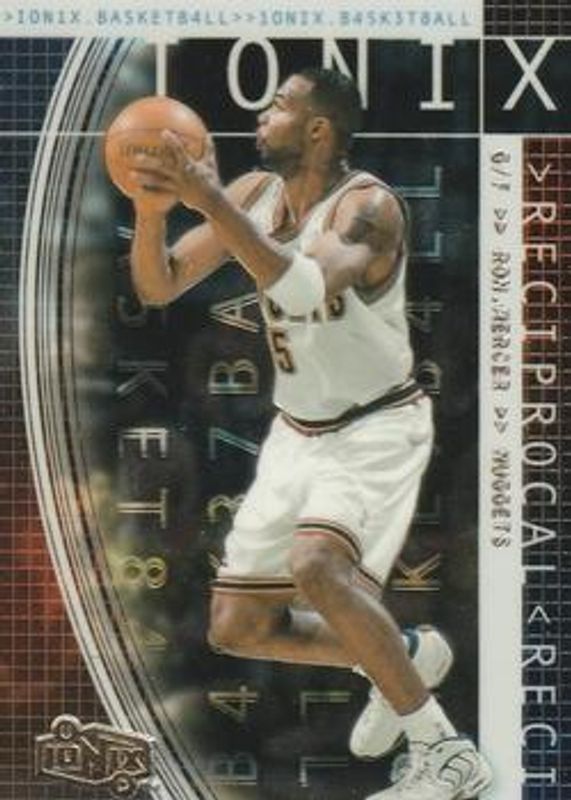 Ron Mercer 1999 Upper Deck Ionix #R14 Reciprocal /100 RAW