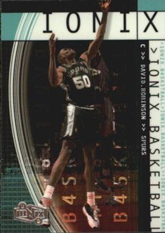David Robinson 1999 Upper Deck Ionix #50 Base /3500 RAW