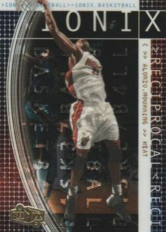 Alonzo Mourning 1999 Upper Deck Ionix #R28 Reciprocal /100 RAW