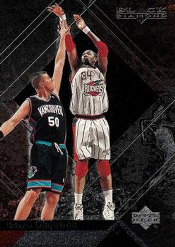 Hakeem Olajuwon 1999 Upper Deck Black Diamond #28 Base RAW
