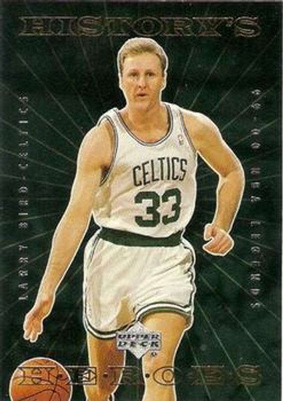 Larry Bird 1999 Upper Deck Legends #HH3 History's Heroes RAW