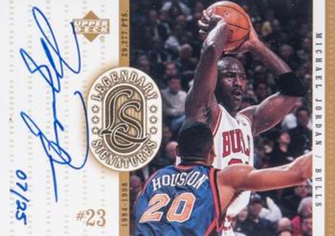Michael Jordan 1999 Upper Deck Legends #MJ Legendary Signatures Gold /25 RAW