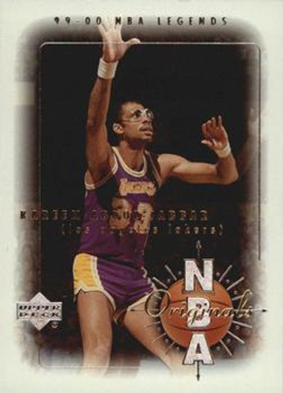 Kareem Abdul-Jabbar 1999 Upper Deck Legends #O5 NBA Originals RAW
