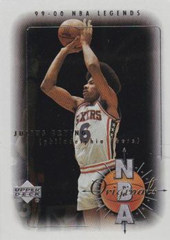 Julius Erving 1999 Upper Deck Legends #O2 NBA Originals RAW