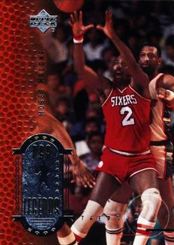 Moses Malone 1999 Upper Deck Legends #35 Base RAW