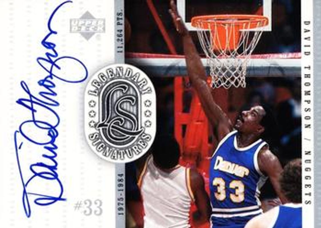 1999 Upper Deck Legends #DT Legendary Signatures