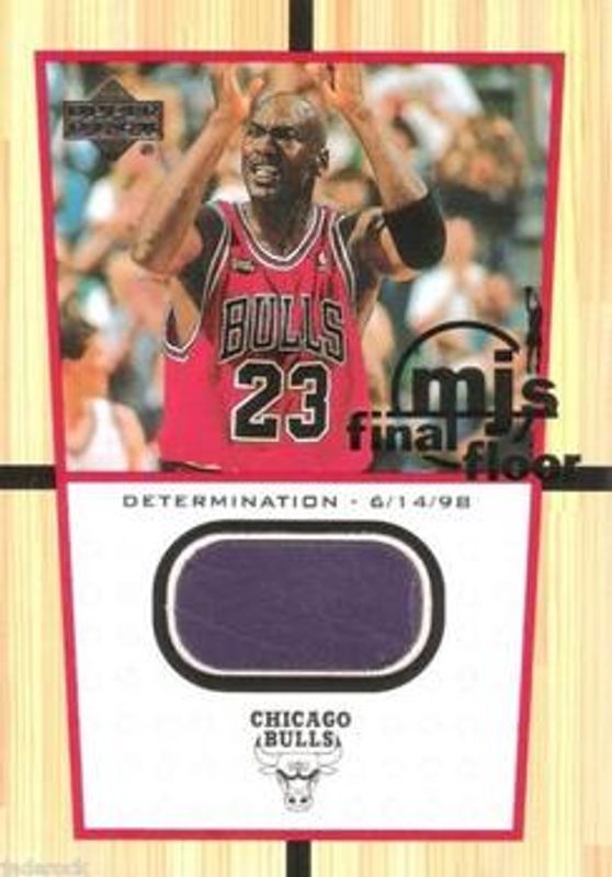 Michael Jordan 1999 Upper Deck Legends #FF3 M.J.'s Final Floor Blow Up RAW