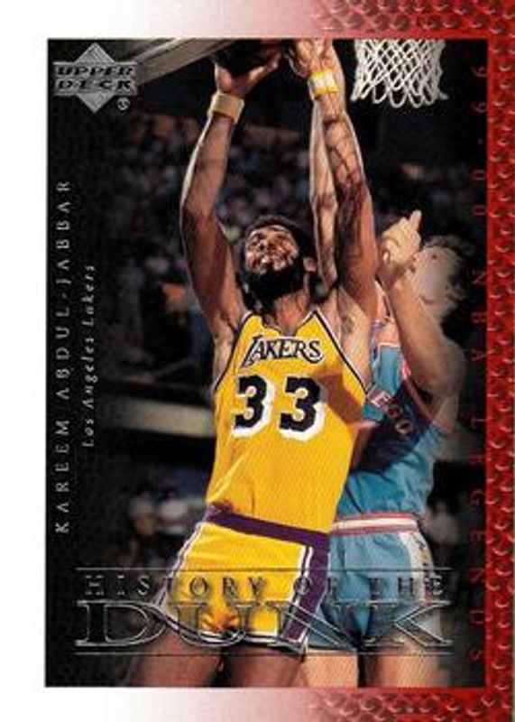Kareem Abdul-Jabbar 1999 Upper Deck Legends #54 Base RAW